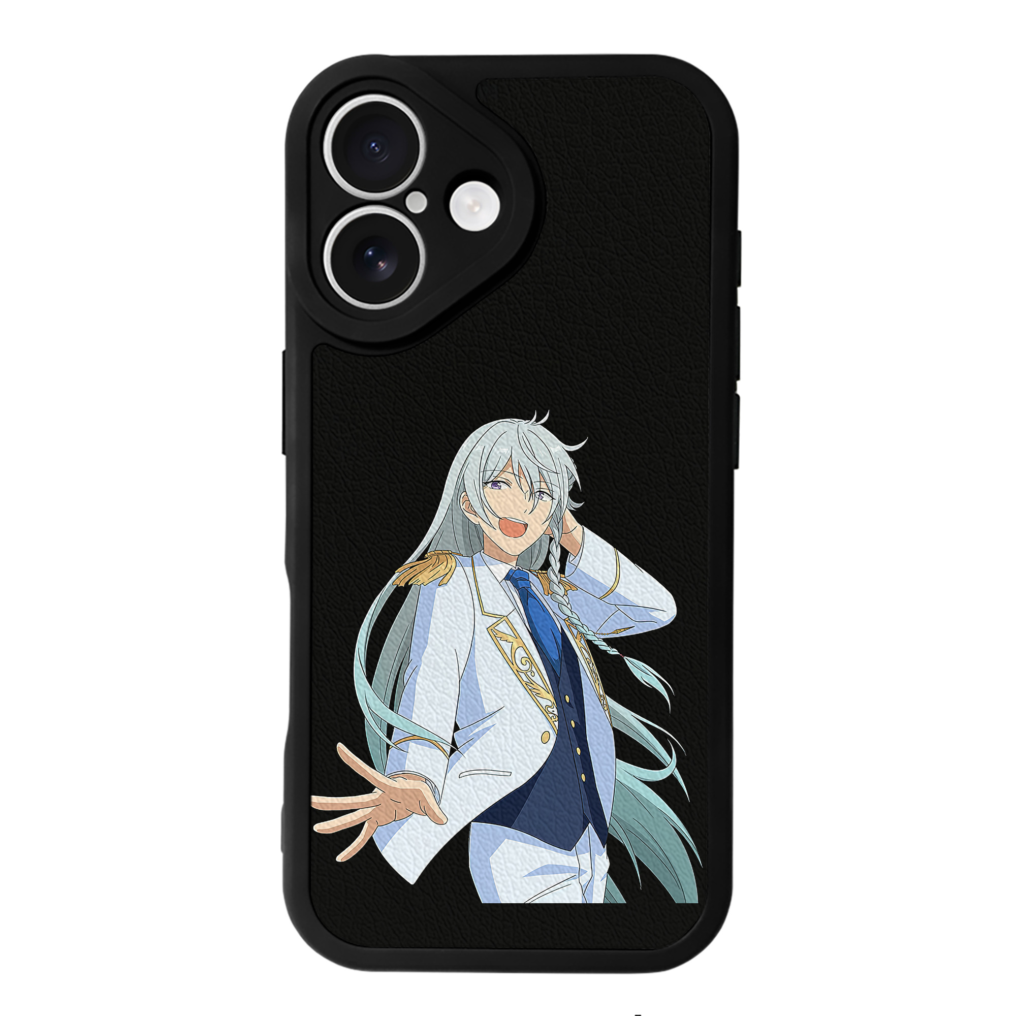 （画像用） あんさんぶるスターズ! Ensemble Stars 【iPhone 16シリーズ対応】シリコンスマホケース（レザー調） 材質：シリコン